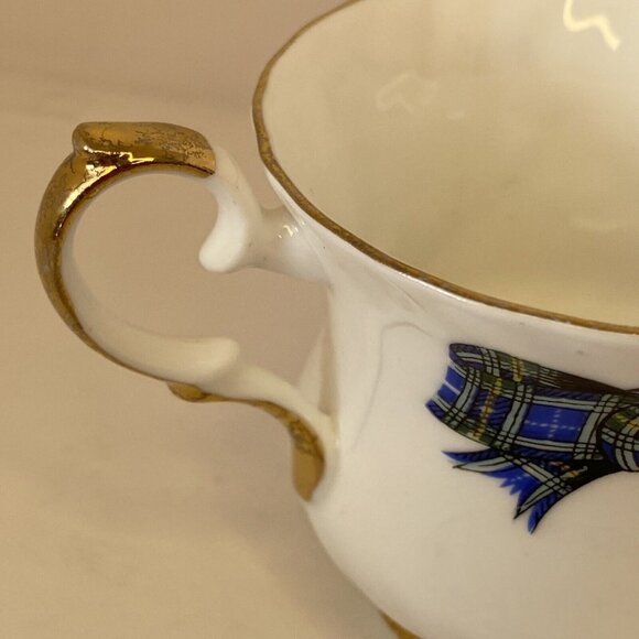 Elizabethan Fine Bone China Tea Cup And Saucer Nova Scotia Tartan - Picture 14 of 16